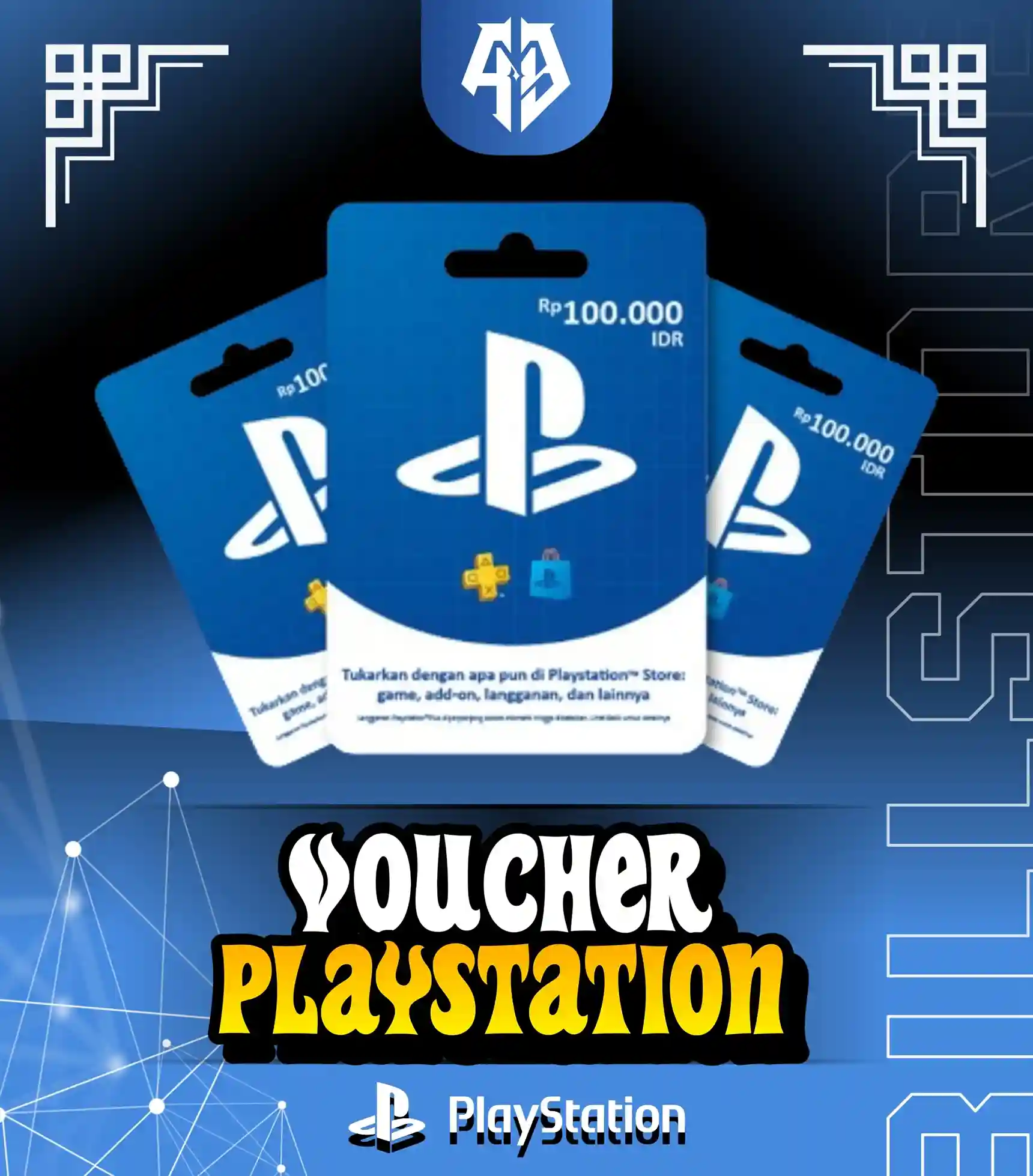 PLAY STATION (PSN GIFT CARD) Logo